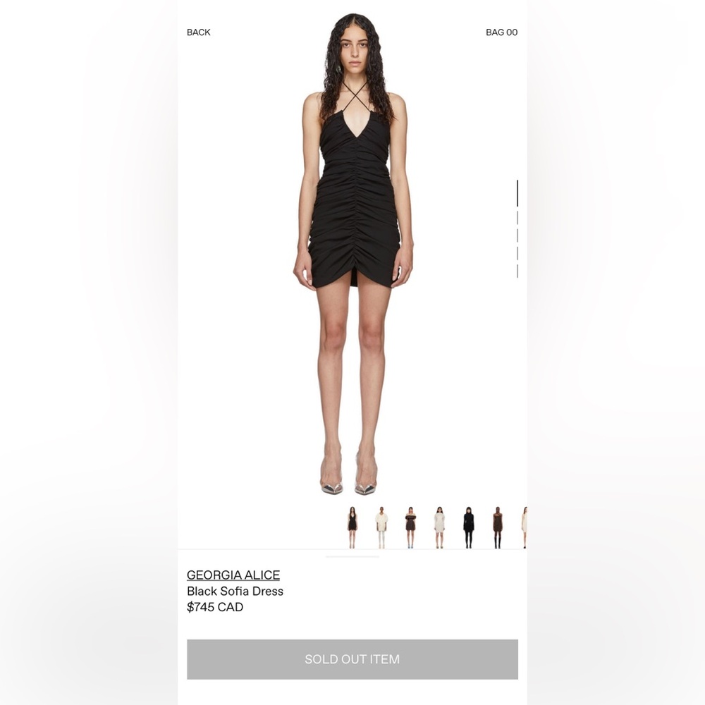 Georgia Alice Black Sofia Dress